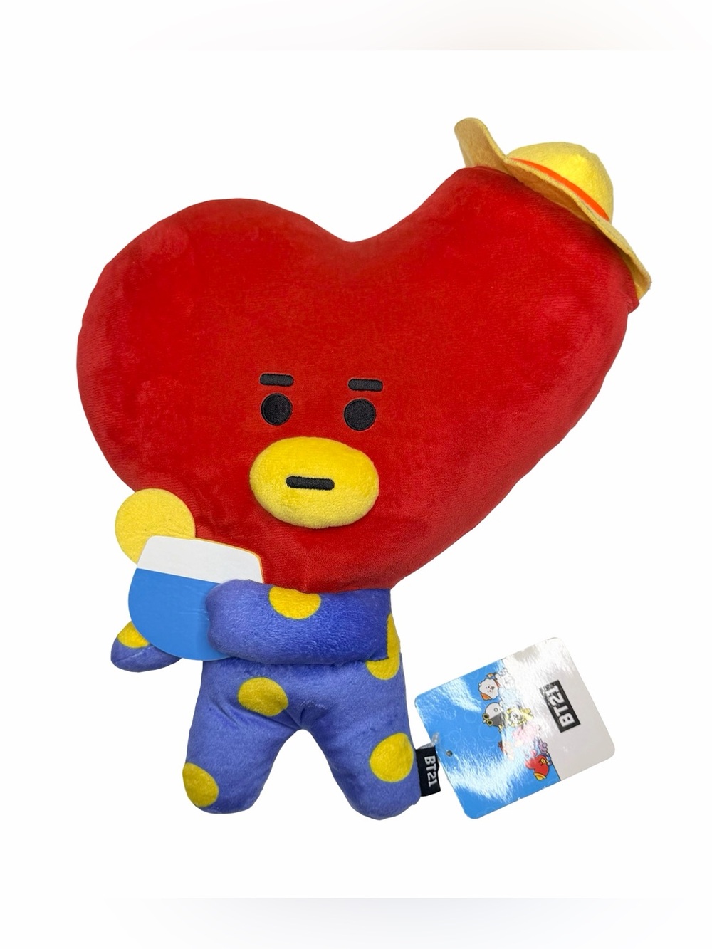 BT21 Tata Plush‎ BTS V Kim Taehyung Heart Plushie